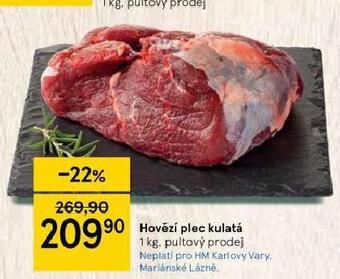 Tesco Hovězí plec kulatá nabídka