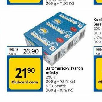 Tesco Jaroměřický tvaroh měkký nabídka