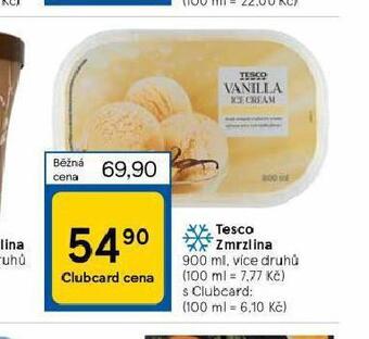 Tesco Tesco zmrzlina nabídka