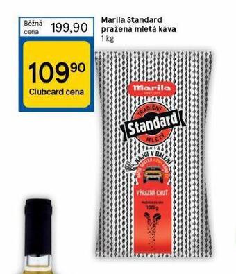 Tesco Marila standard pražená mletá káva nabídka