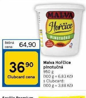 Tesco Malva hořčice nabídka