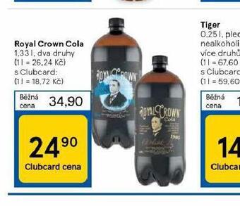 Tesco Royal crown cola nabídka