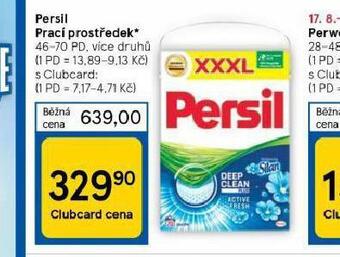 Tesco Persil prací prostředek nabídka