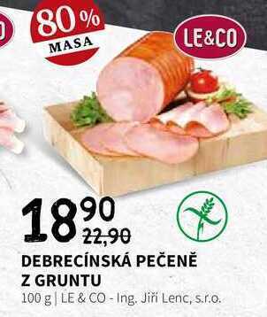 Debrecínská pečeně z gruntu 100 g