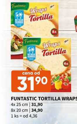 Terno Funtastic tortilla wraps 4x 25 cm nabídka