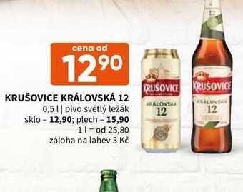 Terno Krušovice královská 12° 0,5l nabídka