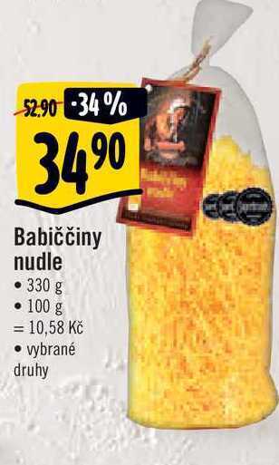 Albert Babiččiny nudle 330 g nabídka