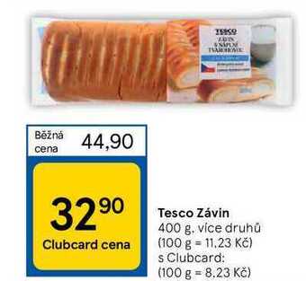 Tesco Tesco závin 400 g nabídka