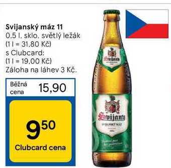Tesco Svijanský máz 11 0.5 l nabídka