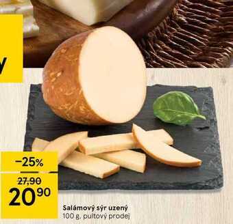 Tesco Salámový sýr uzený 100 g nabídka