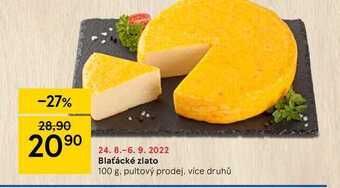 Tesco Blaťácké zlato 100 g nabídka
