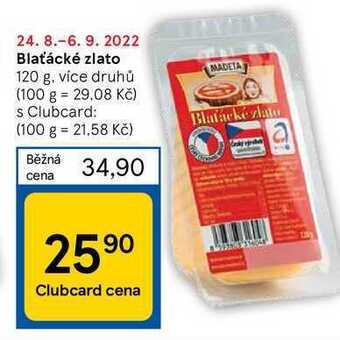 Tesco Blaťácké zlato 120 g nabídka