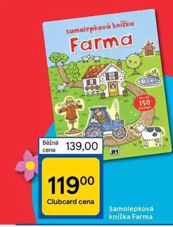 Tesco Samolepková knížka farma nabídka