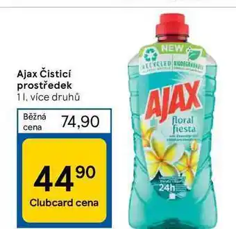 Tesco Ajax čisticí prostředek 1 1 nabídka