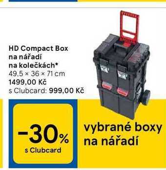 Tesco Hd compact box na nářadí na kolečkách nabídka