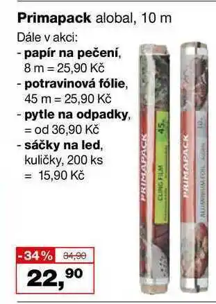 Barvy a laky drogerie Primapack alobal, 10 m nabídka