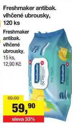Šlak Freshmaker antibak. vlhčené ubrousky, 120 ks nabídka