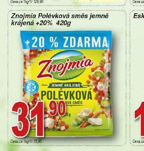 Lidl Znojmia polévková směs jemně krájená nabídka