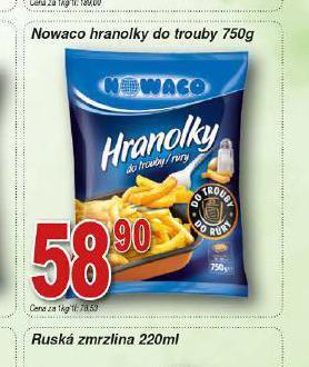 Lidl Nowaco hranolky do trouby nabídka