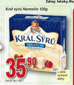 Lidl Král sýrů hermelín nabídka