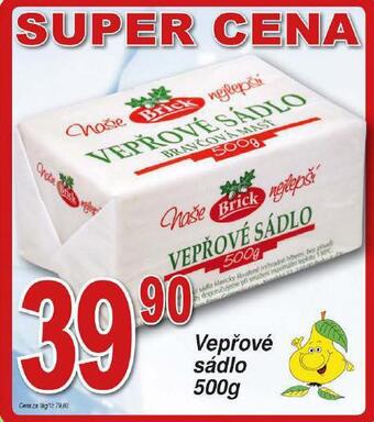 Lidl Vepřové sádlo nabídka