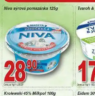 Lidl Niva sýrová pomazánka nabídka