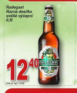 Lidl Pivo radegast rázná 10 nabídka