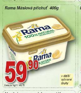 Lidl Rama máslová příchuť nabídka