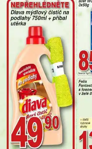 Lidl Diava mýdlový čistična podlahy nabídka