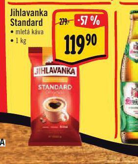 Albert Jihlavanka standard mletá káva nabídka