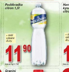 Lidl Poděbradka citron nabídka