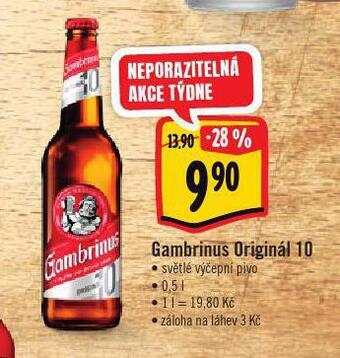 Albert Pivo gambrinus originál 10 nabídka