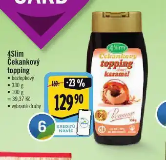 Albert 4slim čekankový topping nabídka