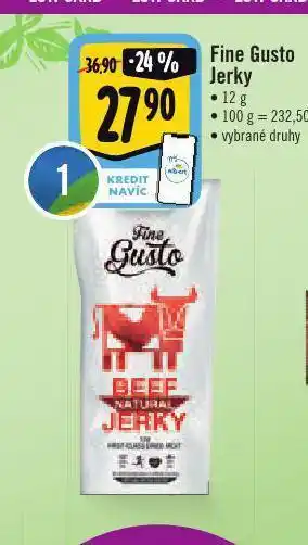 Albert Fino gusto jerky nabídka