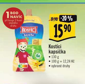 Albert Kostíci kapsička nabídka