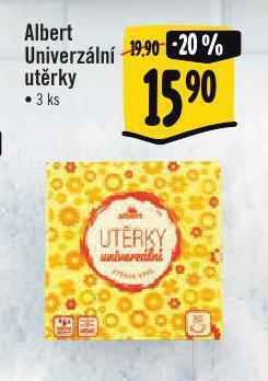 Albert Albert univerzální utěrky nabídka