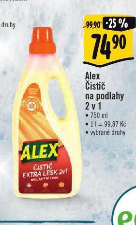 Albert Alex čistič na podlahy nabídka