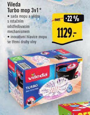 Albert Vileda turbo mop 3v1 nabídka
