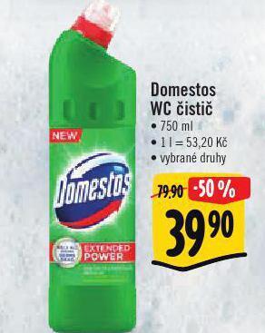 Albert Domestos wc čistič nabídka