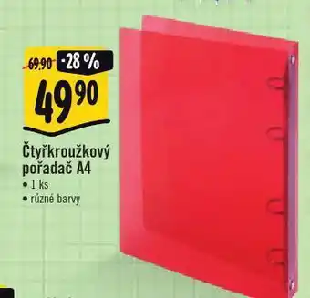 Albert Čtyřkruhový pořadač a4 nabídka