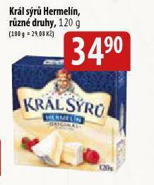 Bala Král sýrů hermelín nabídka