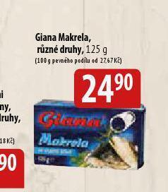 Bala Giana makrela nabídka