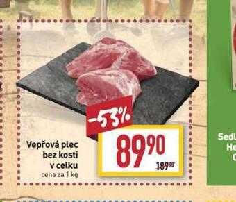 Billa Vepřová plec bez kosti nabídka