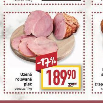 Billa Uzená rolovaná plec nabídka
