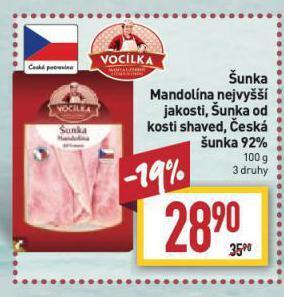 Billa Šunka mandolína nejvyšší jakosti nabídka