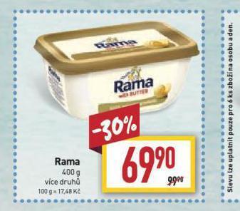 Billa Rama 400 g nabídka
