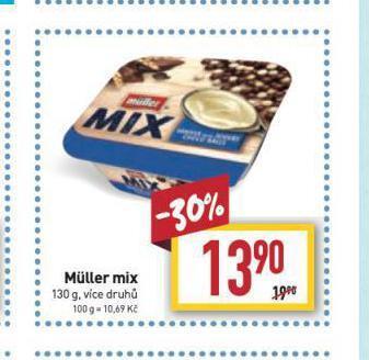 Billa Müller mix nabídka
