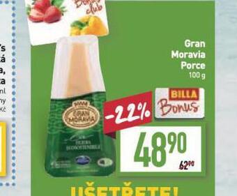 Billa Gran moravia porce nabídka