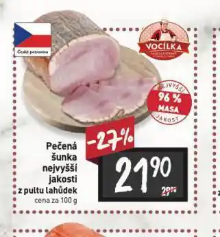 Billa Pečená šunka nejvyšší jakosti nabídka