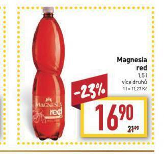 Billa Magnesia red nabídka